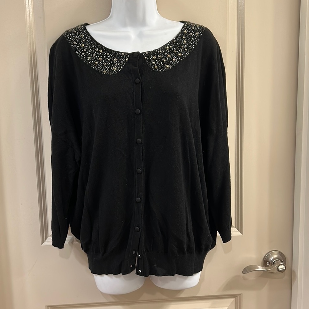 Loft sweater 3/4 sleeve cardigan